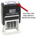 thumbnail image 3 of Cosco 2000 PLUS Self-Inking Rubber Date Office Stamp with E-MAILED Phrase & Date - BLUE Ink (Micro-Dater 160), 12-Year Band, 3 of 3
