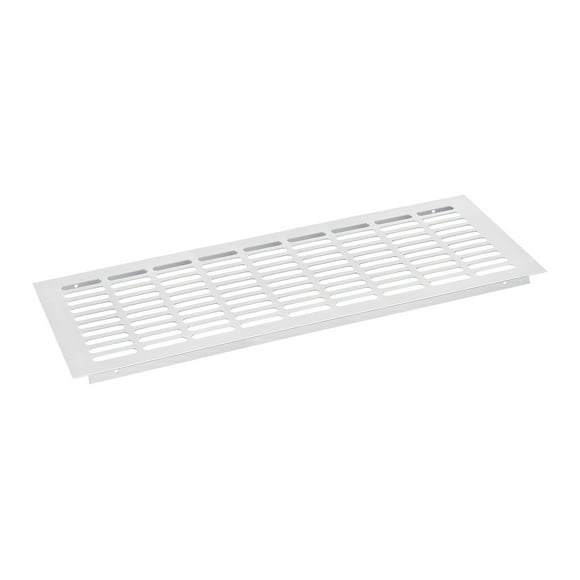 Unique Bargains Air Vents Cover, 1Pcs 450 x 150mm Aluminum Alloy Mesh Air Return Vent Cover, Louvered Ventilation Grille (Silver)