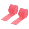 thumbnail image 1 of Unique Bargains Chiffon Ribbon 1.5' x 10 Yard, Handmade Fringe Ribbon, Pink Silk Ribbon for Wedding, Gift Wrapping, 2pcs, 1 of 5
