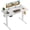 White, variant on Betcozy 48'' Electric Stand up Desk, Adjustable Electric Computer Desk for Home Ofiice, Brown
