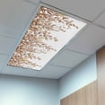 thumbnail image 2 of 1 Pack Brown Leaf Fluorescent Light Covers for Ceiling Lights Eucalyptus Leaves Spring Plant Farmhouses Magnetic Ceiling Light Covers Overhead Light Filters for Office Classroom Home, 2 of 9