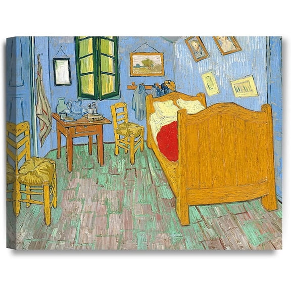 Van Gogh Canvas Art Sunflowers Paintings Giclee Prints Bedroom In Arles Wall Art for Home Decoration Framed Ready to Hang