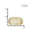 thumbnail image 2 of JewelersClub 14K Gold Plated Silver Dome Shape Cocktail Ring for Women | Dainty 14K Gold Plated Silver Promise Ring For Women | Silver Dome Shape Cocktail Ring For Women, 2 of 4