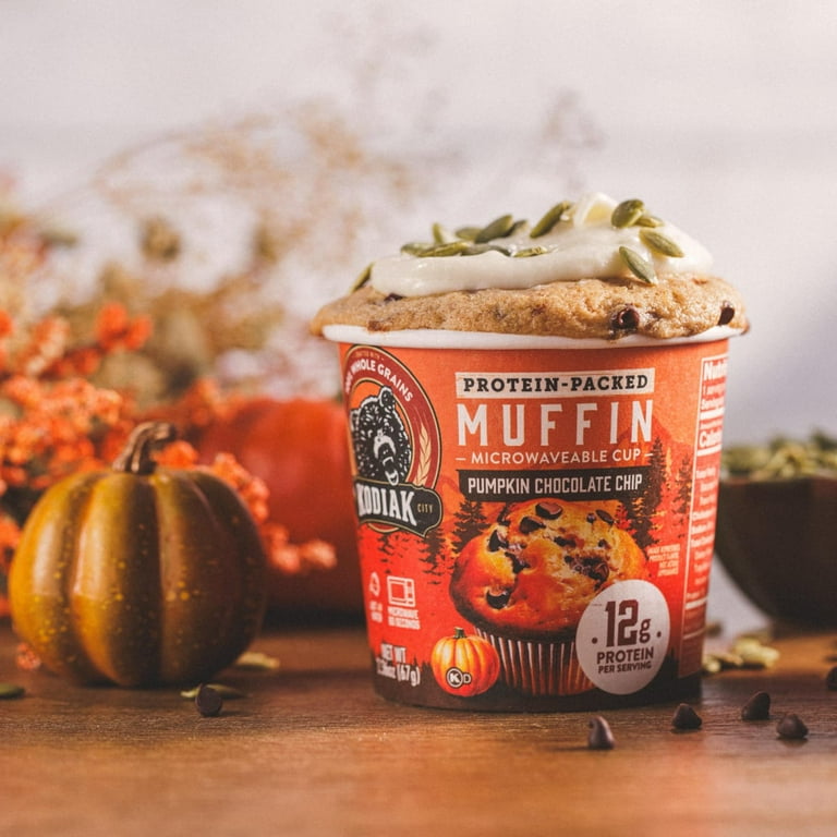 Kodiak Minute Muffin, Pumpkin Chocolate Chip, 2.36 Oz - Walmart.com