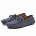 thumbnail image 3 of Men's Casual Loafers Slip On Leather Shoes Comfortable Lightweight Driving Shoes Male Moccasins Classic Penny Loafer Flats Boat Shoes Outdoor Walking Shoes, 3 of 11