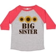 thumbnail image 3 of Inktastic Big Sister Announcement Sunflowers Girls Toddler T-Shirt, 3 of 5