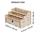 thumbnail image 2 of Miangastore Artist Brush Paint Tube Organizer Rack Double-Layer Storage Display Stand, 2 of 8