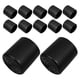 thumbnail image 5 of 20 protectores redondos antideslizantes para patas de silla, de PVC, para suelos de madera, 22 mm, color negro, 5 of 7