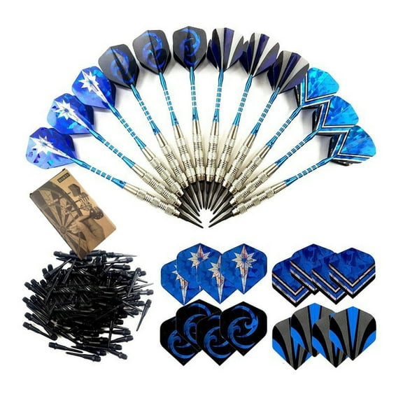 BESTSKY 136Pcs Darts Lightweight Soft Tip Darts,Precision Darts Metal Tip Set for Enhanced Accuracy,Style1