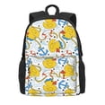 thumbnail image 2 of Zufioo Ducks and Anchors Pattern Adult Backpack,Wear-resistant and Breathable Multi-pocket Backpack, Suitable for Travel, Business and Outdoor Activities, 2 of 9