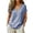 Navy, variant on Achuyrbd Women's Gingham V-Neck T-Shirt, Casual Loose Short Sleeve Plaid Blouse, S-2XL