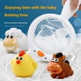thumbnail image 3 of Baby bath water toy - Baby Bath Toys for Babies 6-12 Months,6 Pcs Bathtub Toy Set with Magnetic Fishing Game,Floating Toy,Shower Beach Pool Toy Gift for Infant Kid(Magnetic Fishing 3-Piece Set), 3 of 5