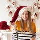 thumbnail image 2 of Gorro de punto con pompón para niños y adultos, gorro suave de Papá Noel, regalo de fiesta de año nuevo, 2022, 2 of 4