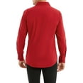 thumbnail image 4 of Alex Vando Mens Dress Shirts Regular Fit Long Sleeve Stretch Business Dress Shirts for Men, 4 of 6