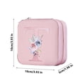 thumbnail image 3 of Bdday P U Simples Storage Jewelry Box 26 Printed Letter Jewelry Box Portable Jewelry Storage Box Earrings Ring Box, 3 of 3