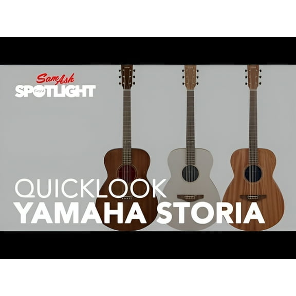 Yamaha STORIA III Concert Acoustic-Electric Guitar, Multicolor