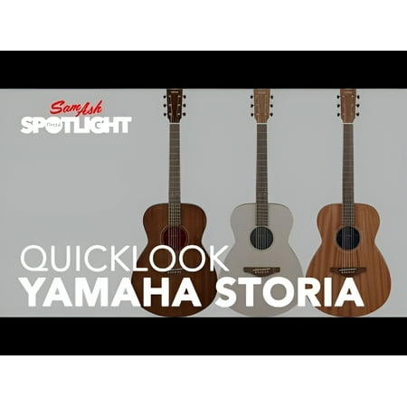 Yamaha STORIA II Concert Acoustic-Electric Guitar Natural