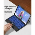 thumbnail image 3 of Funda de teclado INFILAND para Samsung Galaxy Tab A9+ de 11 pulgadas, color azul marino, 3 of 7