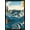 Black Framed Version, variant on Utagawa Hiroshige - Naruto Whirlpool, Awa Province Wall Poster, 14.725" x 22.375" Framed