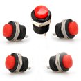 thumbnail image 2 of Flmtop 5 Pcs Interrupteur Momentané Marche / Arrêt Boutons-Poussoirs pour Voiture Mini Clé de Réinitialisation Automatique, 2 of 5