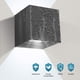 thumbnail image 5 of Aplique de pared interior 10W 2 piezas Impermeable IP65 Ángulo de haz ajustable Aplique de pared moderno Blanco frío 6000K, 5 of 7