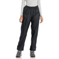 thumbnail image 1 of Marmot PreCip Pantalon Léger Imperméable à Fermeture Éclair Complète pour Femmes, Noir Jet, Moyen, 1 of 2