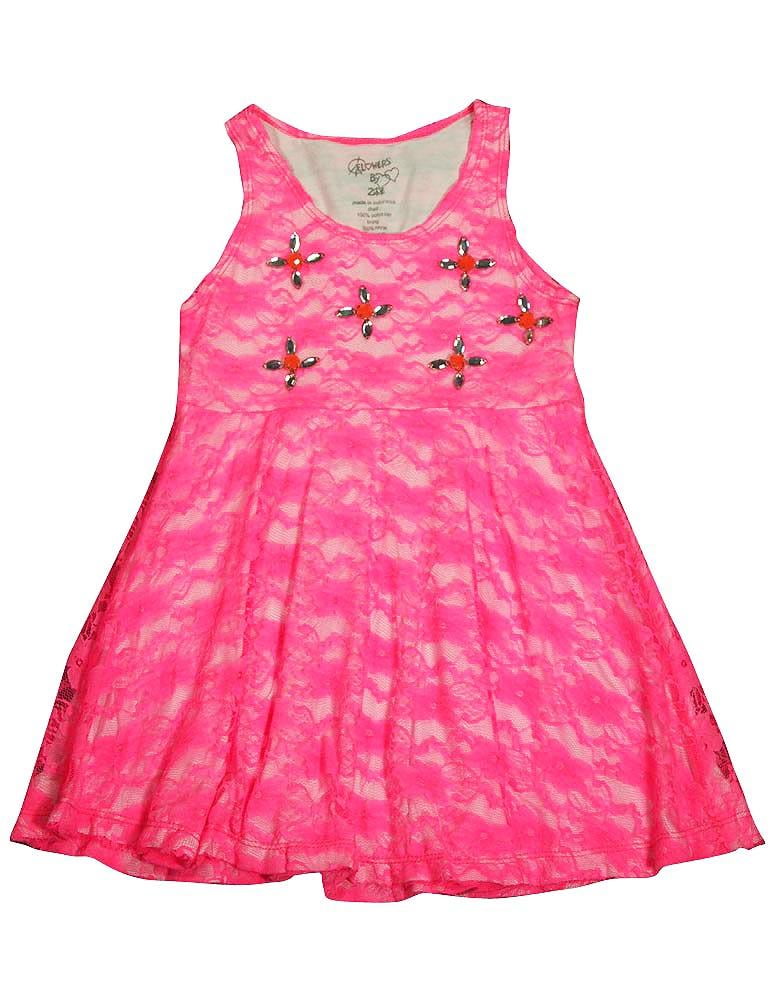 Flowers by Zoe Flowers by Zoe Little Girls Sleeveless Dress 18