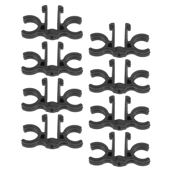 8PCS Trekking Pole Buckle Clips Ski Clips Pole Attachments Camping Pole Clips Walking Stick Buckle Plastic Connectors for 18mm Poles