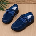 thumbnail image 5 of Willtoo Platform Shoes for Women Faux Suede Lace Up Casual Shoes Thick Sole Round Toe Sneakers, Non-Slip Comfortable Walking Footwear, 5 of 6