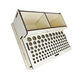 thumbnail image 4 of LOVIVER Leather Craft Tool Holder Accessories Shelf Wooden Leather Tools Storage Box, 4 of 8