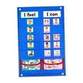 thumbnail image 3 of Yinanstore Visual Schedule for Kids, Routine Pocket Chart, Interesting, with Hanging Behavior Cards, Daily Plan Board for House Floor Wall, 3 of 8