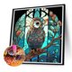 thumbnail image 5 of Pintura de diamante 5D DIY Kit de búho de taladro redondo completo decoración del hogar 30x30cm, 5 of 9