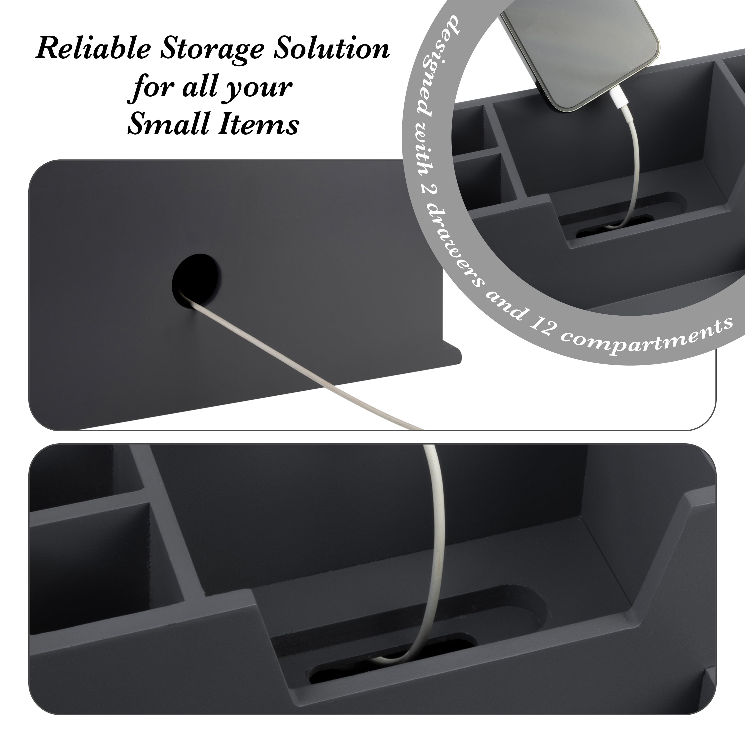 Organize It All Accessory Organizer in Gray