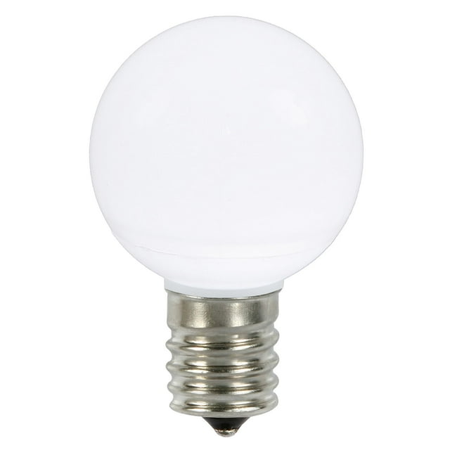 Bombilla LED Vickerman G50 de cerámica, 120 V, paquete de 25