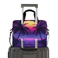 thumbnail image 2 of FORMRS 16" Laptop Bag Carrying Sleeve Case with Handle Travel Shoulder Briefcase, Pink Digital Art, 2 of 8