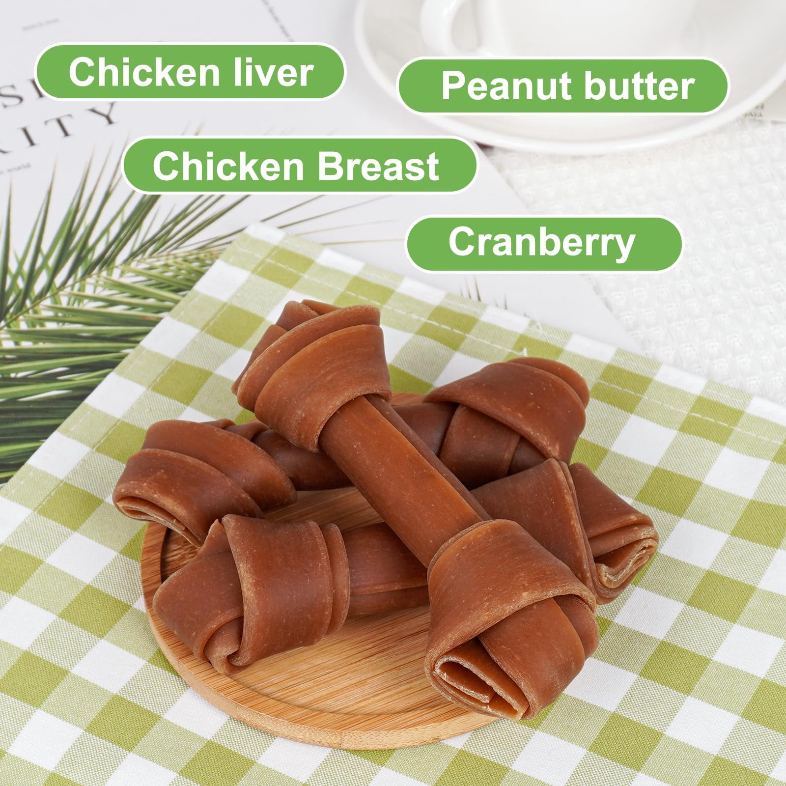 MON2SUN Peanut Butter Bones  Small and Medium Dog Treats, 25.4 oz (12 Count)