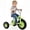 Green, variant on Gymax Kids Tricycle w/15 Inch Inflatable Rubber Tires Adjustable Handlebar & Seat Red