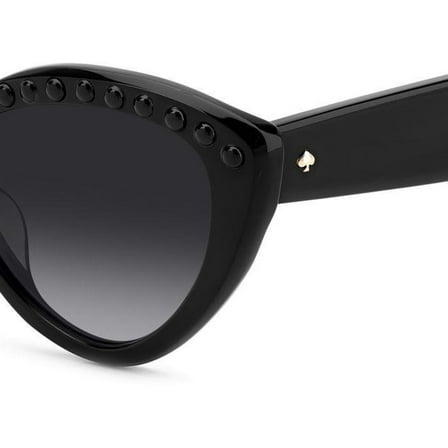 Kate Spade JUNI/G/S PEARL 0807 9O Women's Black Frame Sunglasses