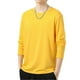 thumbnail image 1 of Camiseta de manga larga con cuello redondo para hombre, top de otoño, ropa de diario s20241224643, 1 of 5