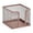Gold, variant on Sticky Note Holder,Index Card Box,Note Flash Card Organizer Case,3"x 3" Index Cards File Box,Notecard Box Plastic Storage Organizer for Filling Carts,Notes,Flashcards,Recipes (Not Include Cards)