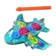 thumbnail image 2 of Herunwer Light Up Transparent Gear Airplane Bump and Go Autism Toys Colorful Moving Gears with Music and LED Effects, 2 of 6