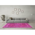 thumbnail image 3 of Ahgly Company Indoor Rectangle Medallion Pink Traditional Area Rugs, 2' x 4', 3 of 4