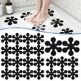 thumbnail image 2 of 20Pcs Bathtub Stickers Non-Slip,Shower Safety Treads Adhesive Appliques Safety Shower Treads Stickers,Waterproof Anti Skid Adhesive Shower Treads for Home Kitchen Floor Hotel Bathroom(Black,3x3"), 2 of 8