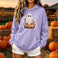 thumbnail image 2 of Jsaierl Halloween Sweatshirts Women Spooky Ghost Graphic Pullover Hoodies Soft Going Out Long Sleeve Sweater Tops Halloween Costumes, Sizes S-2XL, 2 of 6