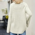 thumbnail image 6 of BVOFAR Oversized Sweaters for Women Casual Loose Cozy Tops Fall Winter Bell Sleeve Pullover Crew Neck Chunky Ribbed Knit Sweater, 6 of 6