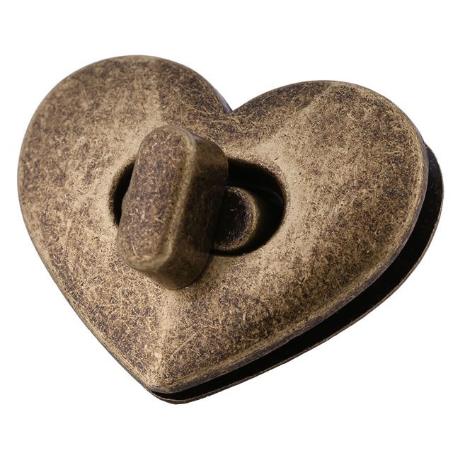 Bag Clasp, Metal Clasp, 5Sets Heart-shaped Sturdy Durable For Gift Home