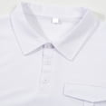 thumbnail image 4 of Blusa y camisa de manga larga con cuello vuelto para hombre, informal, de moda, con botones y bolsillo., 4 of 5