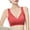 Red, variant on Tosmy Bras For Women Seamless Underwire Comfortable Full Cup Bra Hot Off The Shelf Bra Comfortable