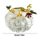 thumbnail image 3 of Figura de Calabaza de Vidrio Soplado a Mano | Adorno de Calabaza de Cristal Multicolor | Coleccionable Decorativo Duradero de 5 Cm | Decoración de Escritorio para Halloween, Acción de Gracias, Hogar,, 3 of 6