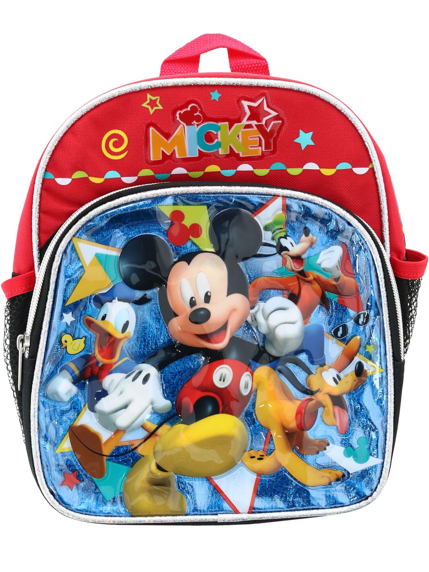Mickey Mouse Blue Backpack Official Rucksack Disney Bag Lunch Bag Set School 